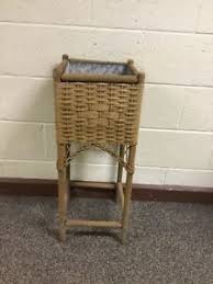 Antique Vintage Square Wicker Planter Plant Stand With Metal Insert 28 X 11 Ebay Planters and decorative plant stands can help you showcase your flowers in a new way!