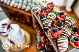 December Wedding Dessert