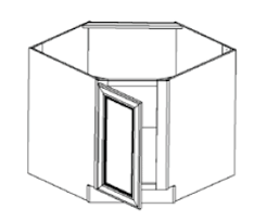 cream white corner sink cabinet