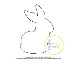 Glue the strips of paper on the white sheet of paper. Free Printable Bunny Rabbit Templates Mombrite