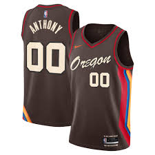 Anthony basketball center at syracuse university. Portland Trail Blazers Nike City Edition Swingman Jersey Carmelo Anthony Youth