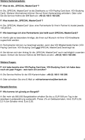 Man muss mindestens 14 jahre alt sein, um eine kreditkarte beantragen zu können. Baden Wurttembergische Bank Vdi Paying Card Und Vdi Studying Card Pdf Kostenfreier Download