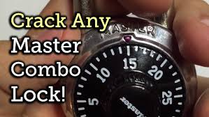 Crack Any Master Combination Lock In 8 Tries Or Less Using