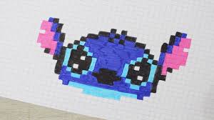 4) petit pixel art licorne facile. Stitch En Pixel Art Youtube