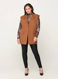 Zizzi shirtkleid große größen damen baumwollkleid mit knöpfen und kragen. Zizzi Kurzweste Grosse Grossen Damen Weste Mit Kragen Knopfen Und Taschen Online Kaufen Otto