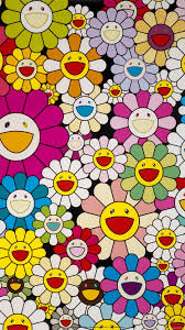 28, illustrated in color (installed in the exhibition © murakami at the museum of. Takashi Murakami Iphone Wallpapers On Wallpaperdog