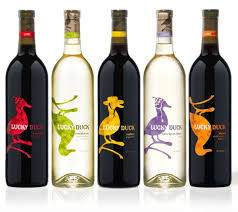 Lucky Duck Wine Walmart My Private Brand Private Brand Lucky Ducks From Walmart Awesome Wine Labels Unique Wine Labels Wine Label Design