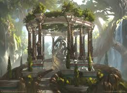 Https Www Artofmtg Com Art Temple Of Plenty Fantasy Concept Art Fantasy Art Landscapes Fantasy Landscape