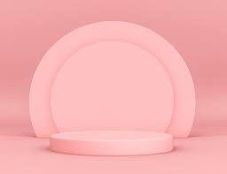 Download 3d Geometric Pink Podium For Product Placement With Circular Background And Editable Color For Free In 2020 Pink And White Background Glowing Background Podium