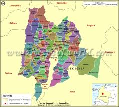 Distancia entre este punto y el ecuador de la tierra. Mapa De Cundinamarca Departamento De Cundinamarca Colombia