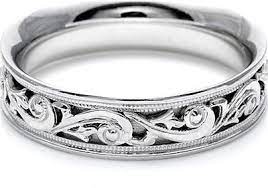 Tacori Mens Wedding Band With Hand Engraved Scroll Work 6 0mm Mens Designer Wedding Rings Mens Wedding Bands Wedding Rings