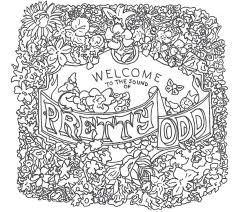 Pretty Odd Coloring Page Panic Panic At The Disco Coloring Pages Color