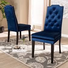 Alcott Hill Pinter Upholstered Dining Chair Wayfair In 2020 Upholstered Dining Chairs Dining Chairs Dining Room Blue