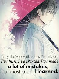 Deep anime quotes posted by samantha thompson. Inspirational Anime Quotes About Life