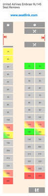 United Airlines Embraer Rj145 Seating Chart Updated