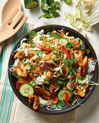 Recipe Vietnamese Style Chicken Noodle Salad Recipe Salad Bowl Recipes Chicken Salad Recipes Dinner Salads