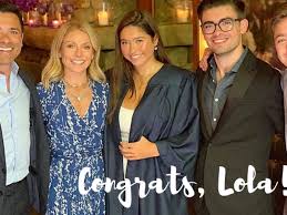 Kelly ripa and mark consuelos have welcomed three children since their 1996 marriage — and love cracking jokes about them. Kelly Ripa S Daughter Lola Has Graduated From High School