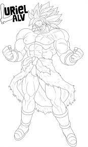 Another, onio, is shown in the joke manga, neko majin z. Broly Lineart By Urielalv Dragon Ball Super Artwork Dragon Ball Artwork Dragon Ball Art