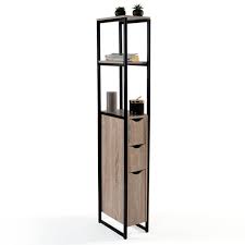 Oct 29, 2020 · vous garantir le bon achat on y travaille tous les jours. Meuble Wc 3 Portes Design Industriel Avec Etageres Leroy Merlin