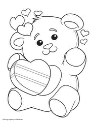 Select from 35970 printable coloring pages of cartoons, animals, nature, bible and many more. Valentine S Day Coloring Pages Free Printable 137 Pics