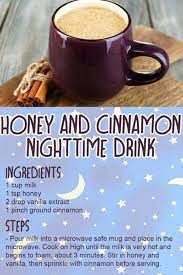 This Honey And Cinnamon Nighttime Drink Is The Perfect Way To Relax And Destress At Night Healthy Drinks Tea Recipes Honey And Cinnamon