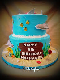 Buttercream Birthday Baby Shark Cake Shark Themed Birthday Cake Buttercream Icing With All Decorations Hand Formed In Fondant Themed Birthday Cakes Cake Pretty Cakes