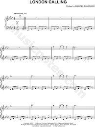 Print And Download London Calling Sheet Music From Star Trek Into Darkness Arranged For Piano Instrumental Solo In F Mino Sheet Music Learn Piano Piano Music