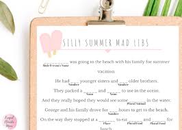See more ideas about mad libs, lib, printable mad libs. Silly Summer Mad Libs Payhip