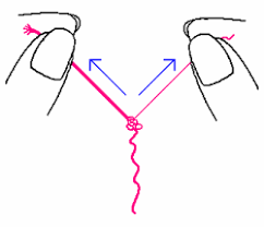 Follow these simple steps to split threads Separating Floss For Cross Stitch