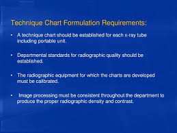 Ppt Preparing Variable Kvp Technique Charts Powerpoint