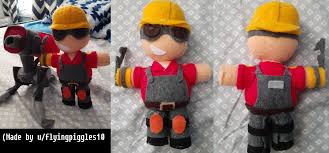 You want tf2 pyro plush. Oc Engineer Plush Tf2