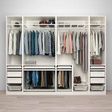 Two people are needed to assemble this furniture. Pax Tyssedal Wardrobe Combination White White Ikea