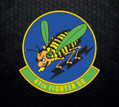 USAF 47th Fighter Squadron Air Force 47th FS Logo Decal Emblem Crest  Insignia Digital Svg Eps Vector Cricut File
