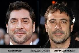 Picture source if you're a fan of this hit series grey's anatomy you'd remember the personality deny duquette played with jeffrey dean morgan who had been a heart patient that wooed among the interns called izzie stevens. Javier Bardem Totally Looks Like Jeffrey Dean Morgan Jeffrey Dean Morgan Javier Bardem Jeffrey Dean