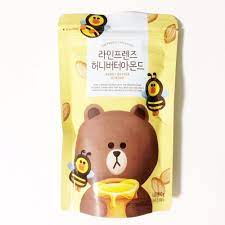 New Line Friends Cafe Store Official Goods Honey Butter Almond Kids Juice Packaging Popcorn Packaging Kids Packaging