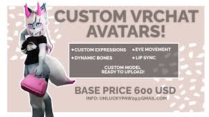 VrChat Avatar commissions! by UnluckyPaw -- Fur Affinity [dot] net