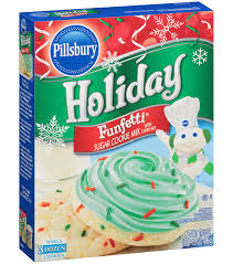 This recipe is excellent for its purpose of rolling and cutting cookies.i tried another sugar cookie recipe and hated it.it didnt roll and cut as well and the cookies were flat and crispy. Amazon Com Pillsbury Holiday Funfetti Sugar Cookie Mix 17 5 Oz Grocery Gourmet Food