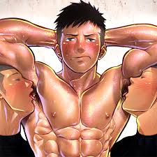 Rule 34 Dev - abs animated armpit_fetish armpit_hair armpit_licking armpits  artisticjinsky athletic athletic_male bara biceps black_hair blush bulge  bulge_through_clothing feet_out_of_frame gay hairy_armpits  hands_behind_head light-skinned_male ...