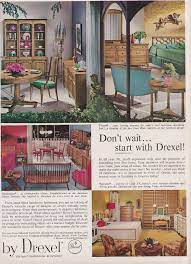 Additionally, the company also offered furniture for commercial markets. 1960s Drexel Furniture Dining Room Bedroom Set Ad Drexel Furniture Dining Room Furniture Furniture