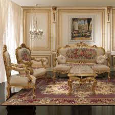 صالون ذهبي Kanfa Living Room Decor Curtains Egyptian Furniture Couch Design