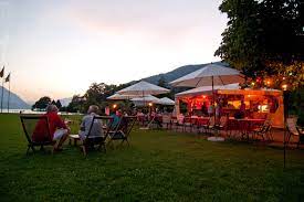 einziges restaurant mit terrasse am thunersee in interlaken