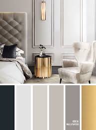 Gray And Gold Bedroom Elegant 11 Gorgeous Bedroom In Grey Hues With Gold Accents Idea In 2020 Grey And Gold Bedroom Color Palette Living Room Bedroom Color Schemes