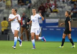Women's soccer team in tokyo. U S Women Beat New Zealand In Olympic Soccer The Blade
