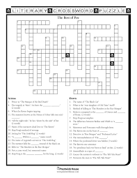 Fully customize with your vocabulary; The Best Of Poe Free Crossword Puzzle Prestwick House
