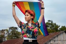Dat de organisatie dit doet is vernederend. Een Regenboogvlag Achtergrond Met Exemplaarruimte Premium Foto
