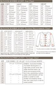 Blouson Bomber Jacket For Children Pdf Sewing Pattern Sizes 3 12