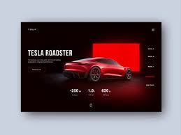 Tesla Hero Slider Interactive Design Web Design Quotes Minimal Web Design
