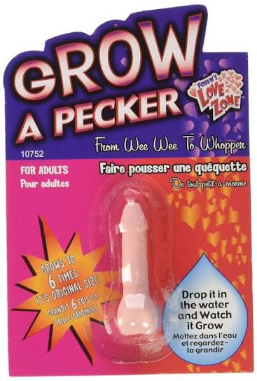 Amazon.com: Forum Novelties Grow a Pecker! Amazing Growing Pecker Novelty  Item : Health & Household