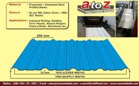 A beautiful new roof can also improve the curb appeal of your house. Colour Coated Roofing Sheet Colour Profile Roofing Sheets Manufacturer From Mumbai