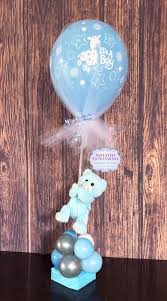 This gallery functions veryberry cupcakes boy baby shower marshmallow centerpieces supply a variety of styles for some ideas and inspiration. Hanging Teddy Bear Balloon Centerpiece It S A Boy Baby Shower Decoration Bear Baby Shower Theme Baby Shower Decorations Baby Shower Balloons